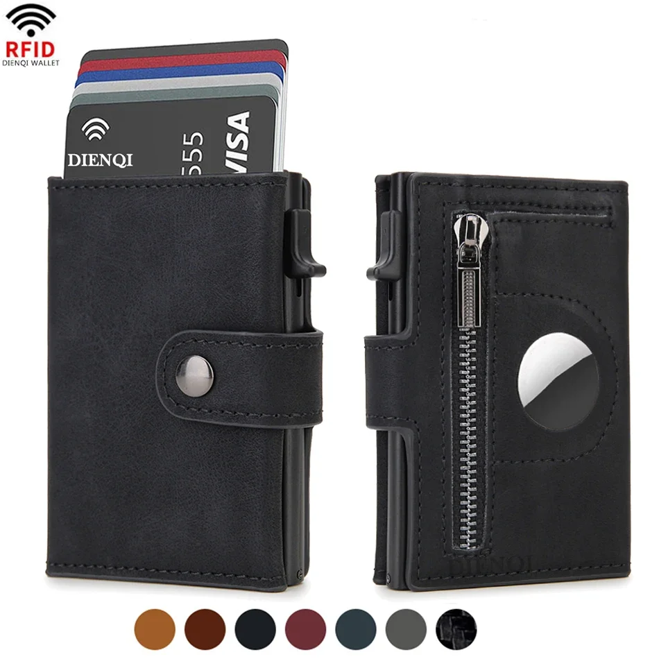 Luxury Bags Outlet - Rfid Leather Airtag Men Wallets Luxury