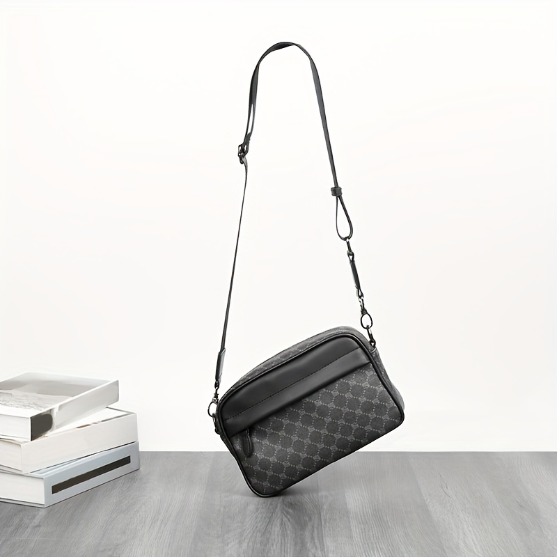 Men Classic Print PU Crossbody - Luxury Bags For Men review and price