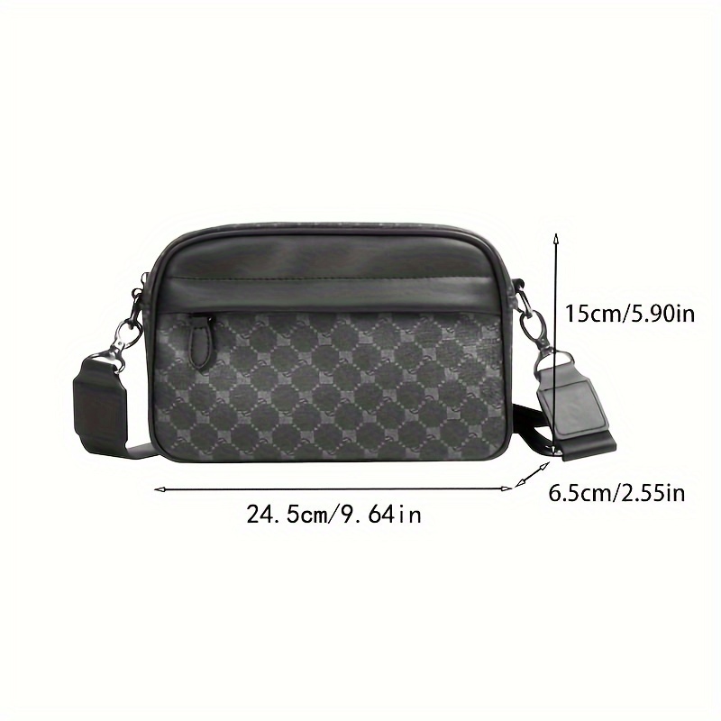 Men Classic Print PU Crossbody - Luxury Bags For Men review and price