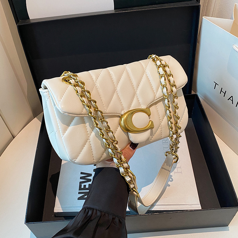 Women Quilted Leather Shoulder - Luxury Bags No Logo review and price