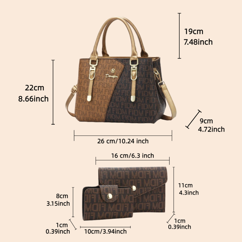3-piece women's bag set, luxur - Luxury Bags Casual review and price