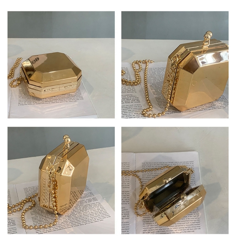 Mini Luxury Gold Party Evening - Luxury Zipper Bags review and price
