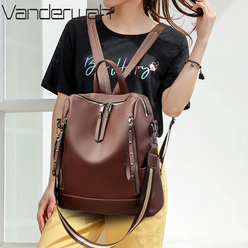 Brand Luxury Backpacks Soft Le - Luxury Zipper Bags review and price