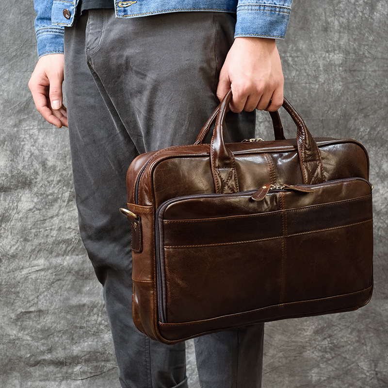 Luxury Genuine Leather Handbag - Luxury Bags For Men review and price