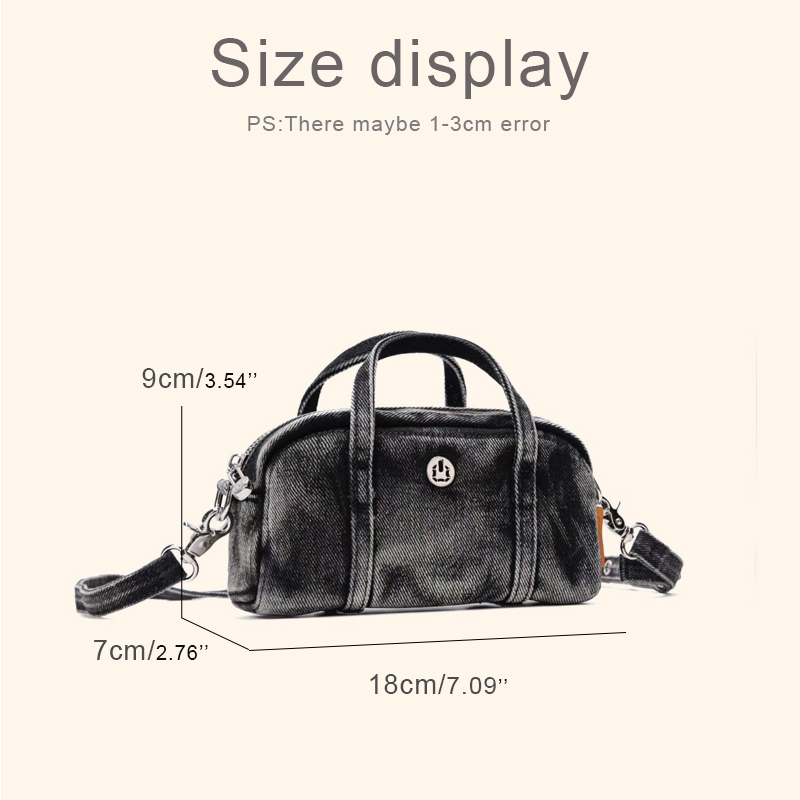 Korean Casual Mini Denim Box B - Luxury Bags Casual review and price