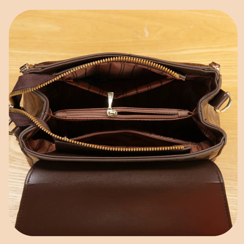 3-piece women's bag set, light - Luxury Zipper Bags review and price