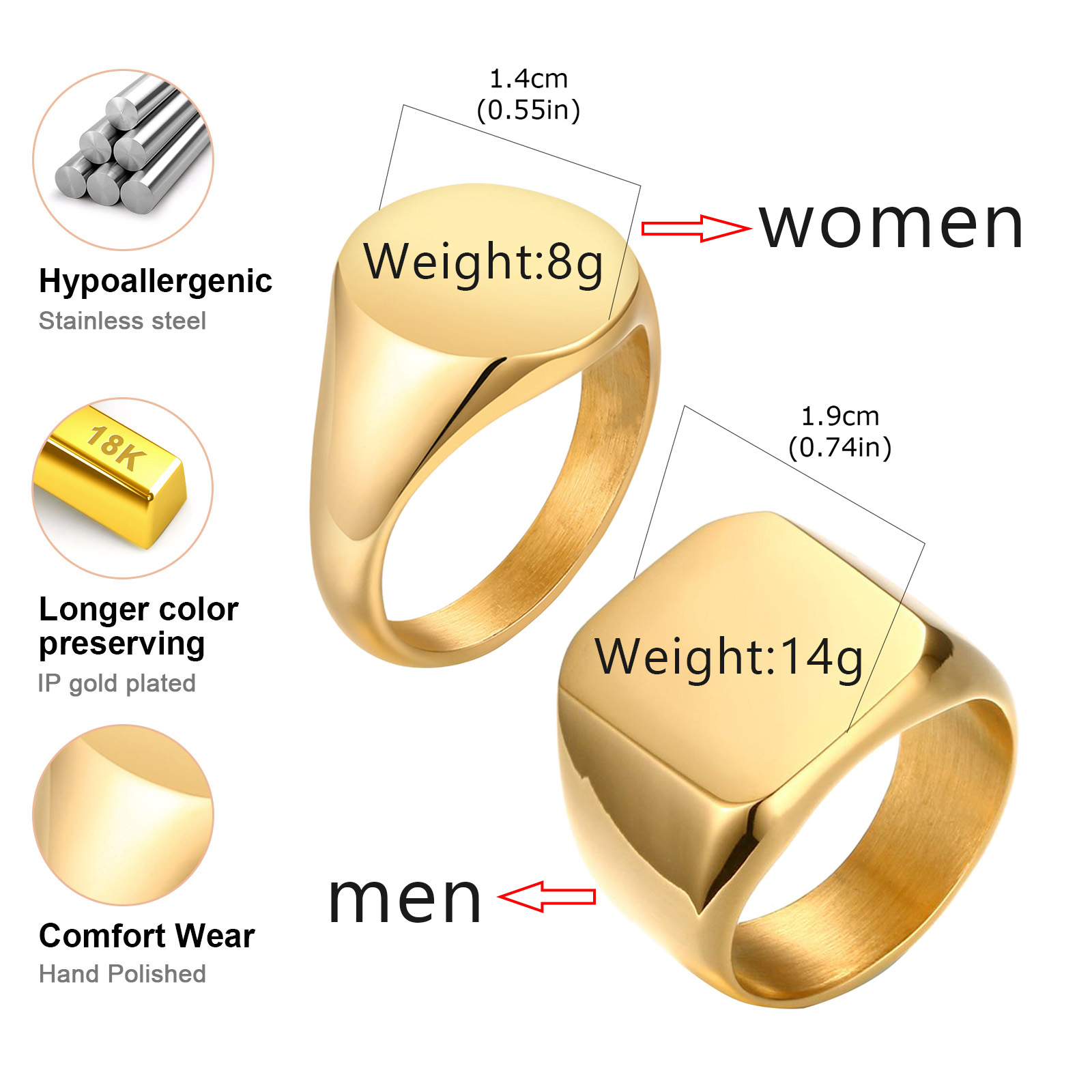 Personalized Jewelry 18 KT Gol - Luxury Bags No Logo review and price